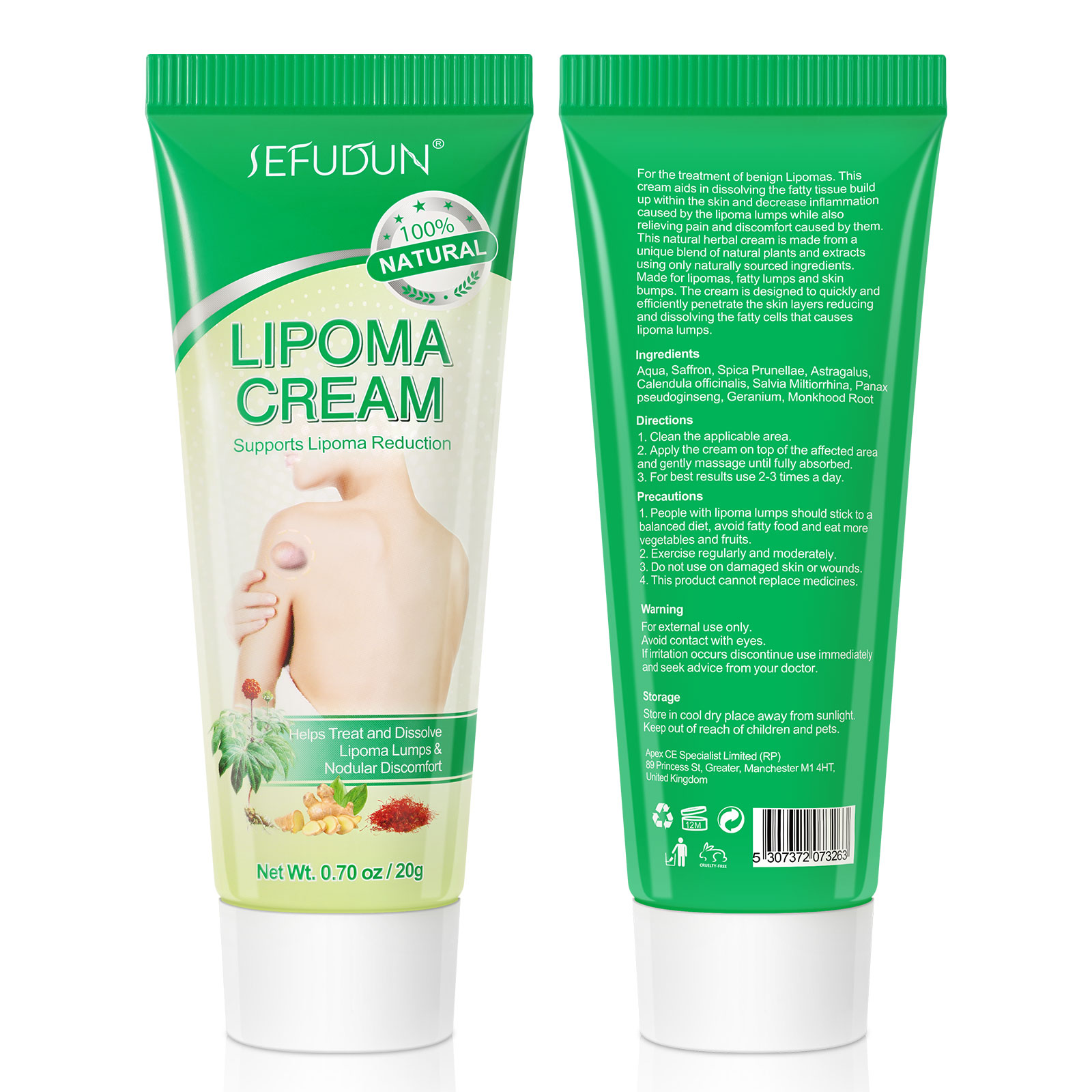 Natural Herbal Fat Lump Removal Lumpfree Lipoma Lumps Removal Cream Anti Swelling Lymphatic 